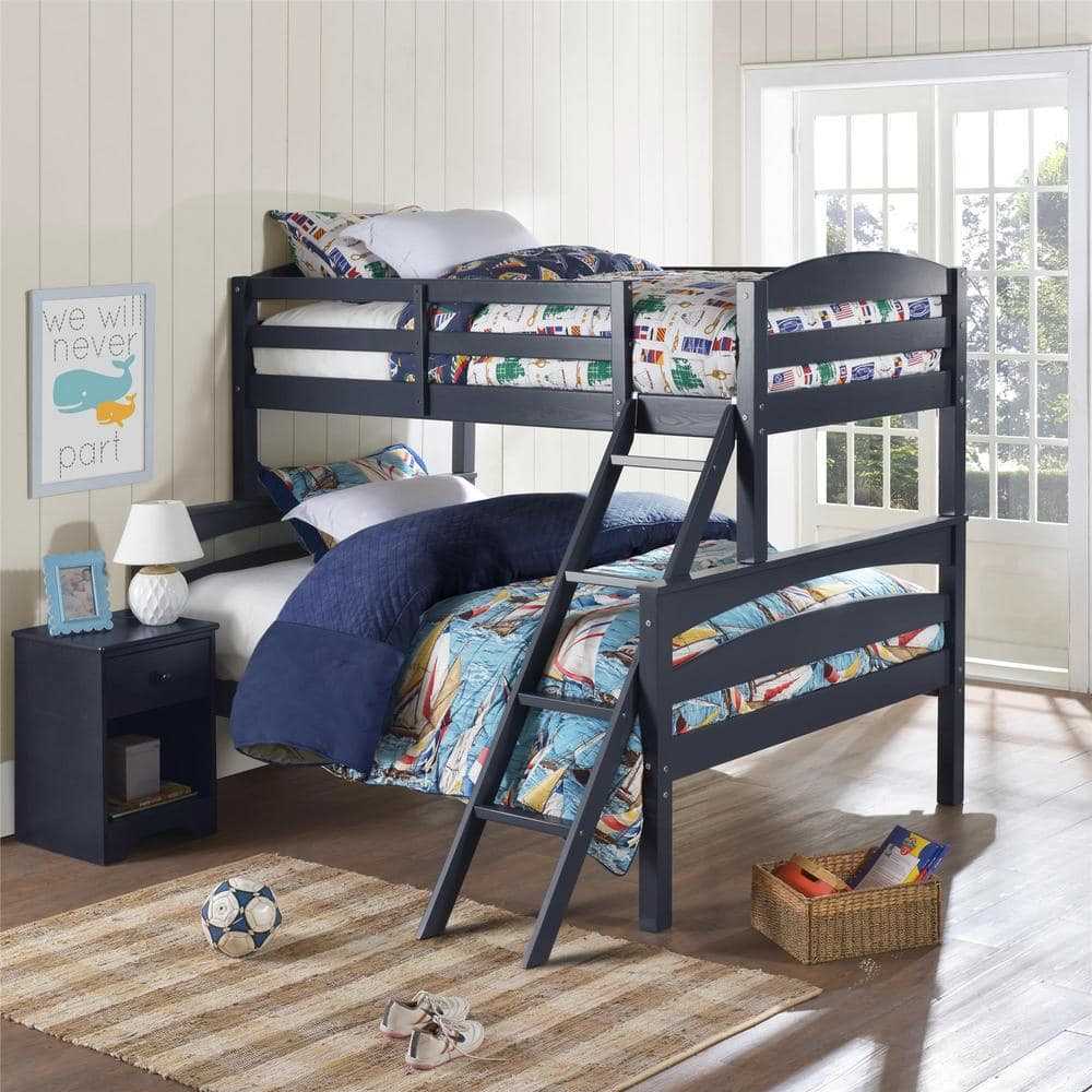 dorel twin over full metal bunk bed black instruction manual