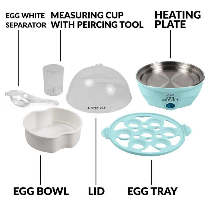 nostalgia egg cooker instruction manual