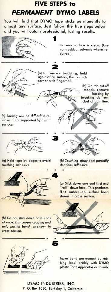 dymo datemark instruction manual