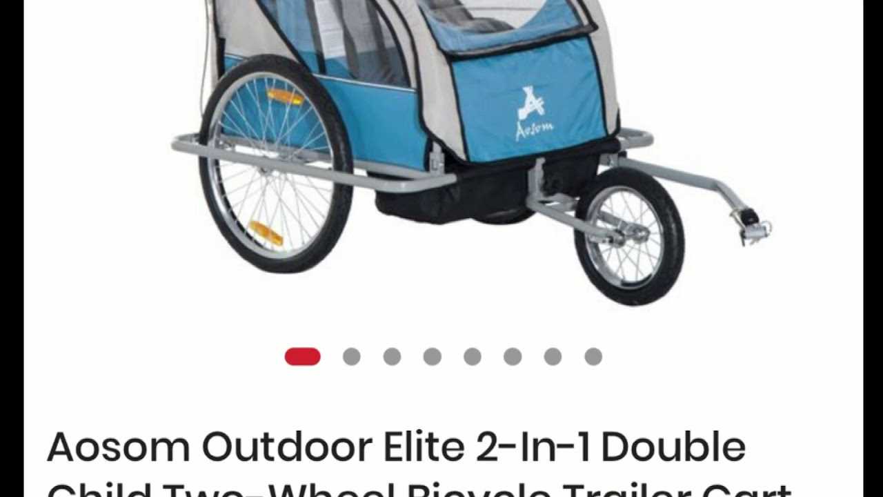 aosom bike trailer instruction manual