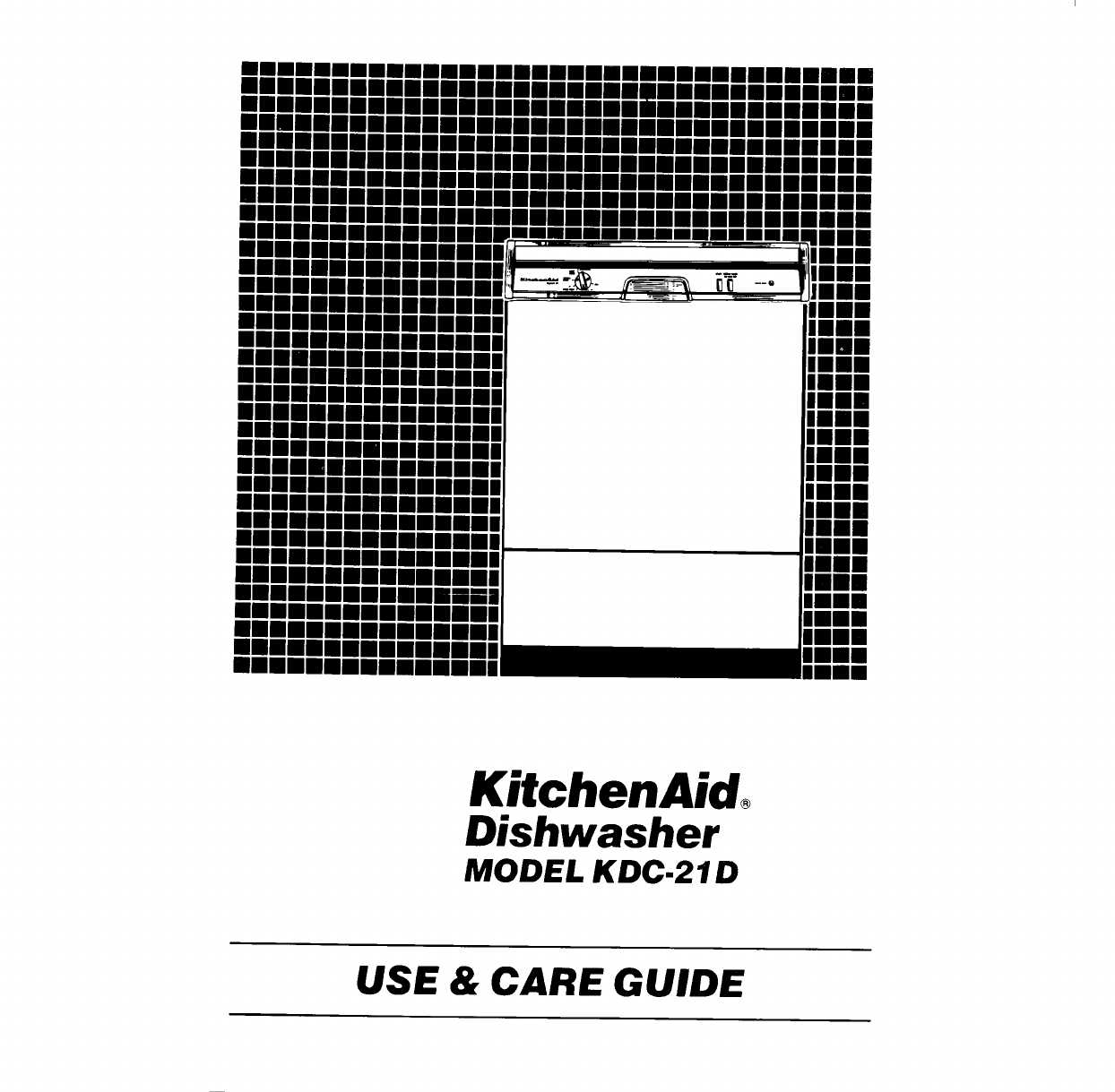 kitchenaid dishwasher instruction manual