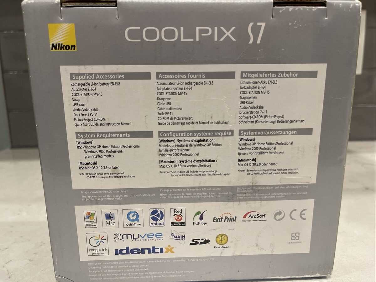 nikon coolpix s01 instruction manual