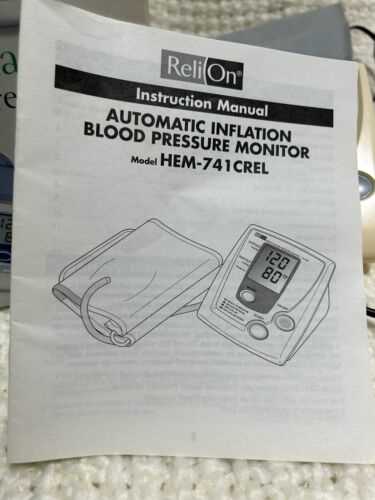 omron blood pressure monitor hem 712c instruction manual