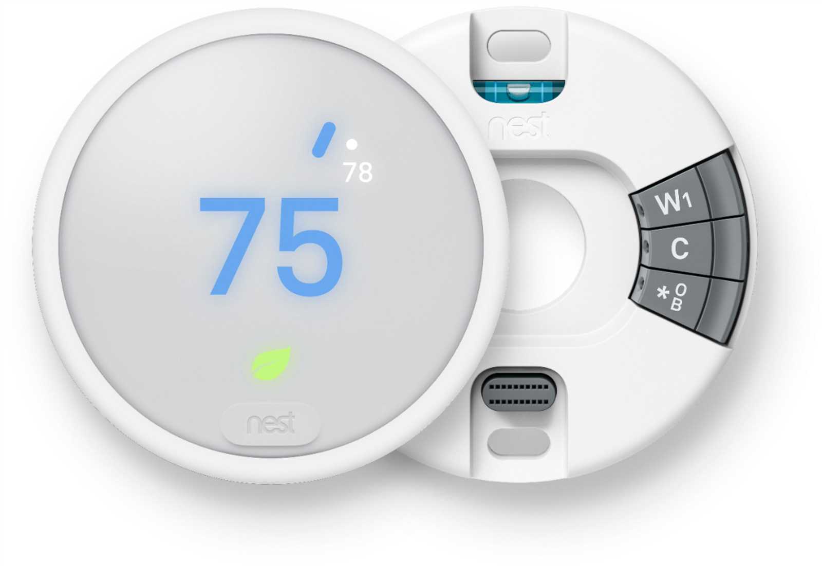 nest thermostat e instruction manual