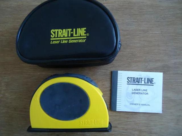 strait line laser tape instruction manual