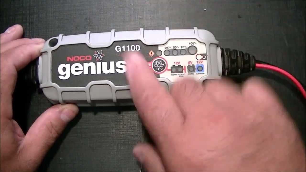 noco genius g1100 instruction manual