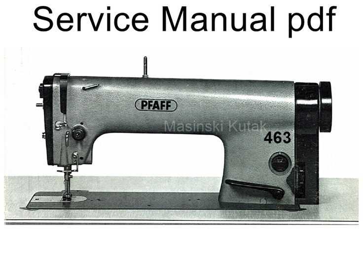 pfaff sewing machine instruction manual