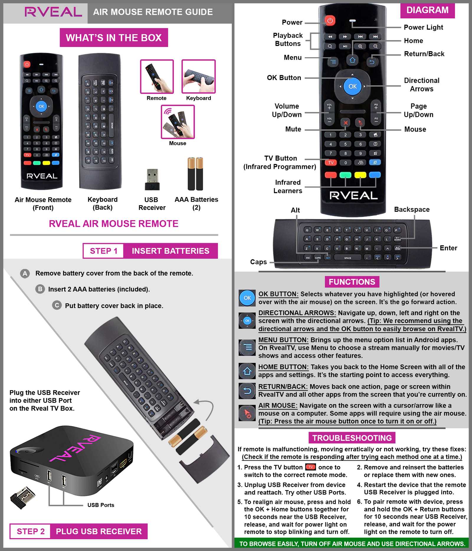 rca remote control instruction manual