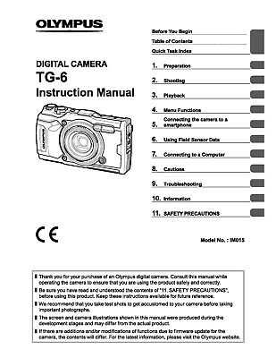 olympus tg 3 instruction manual