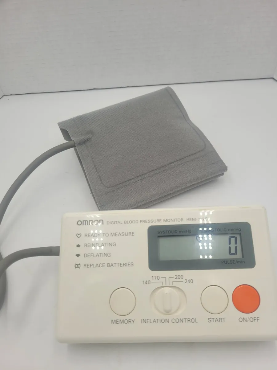 omron digital blood pressure monitor hem 712c instruction manual