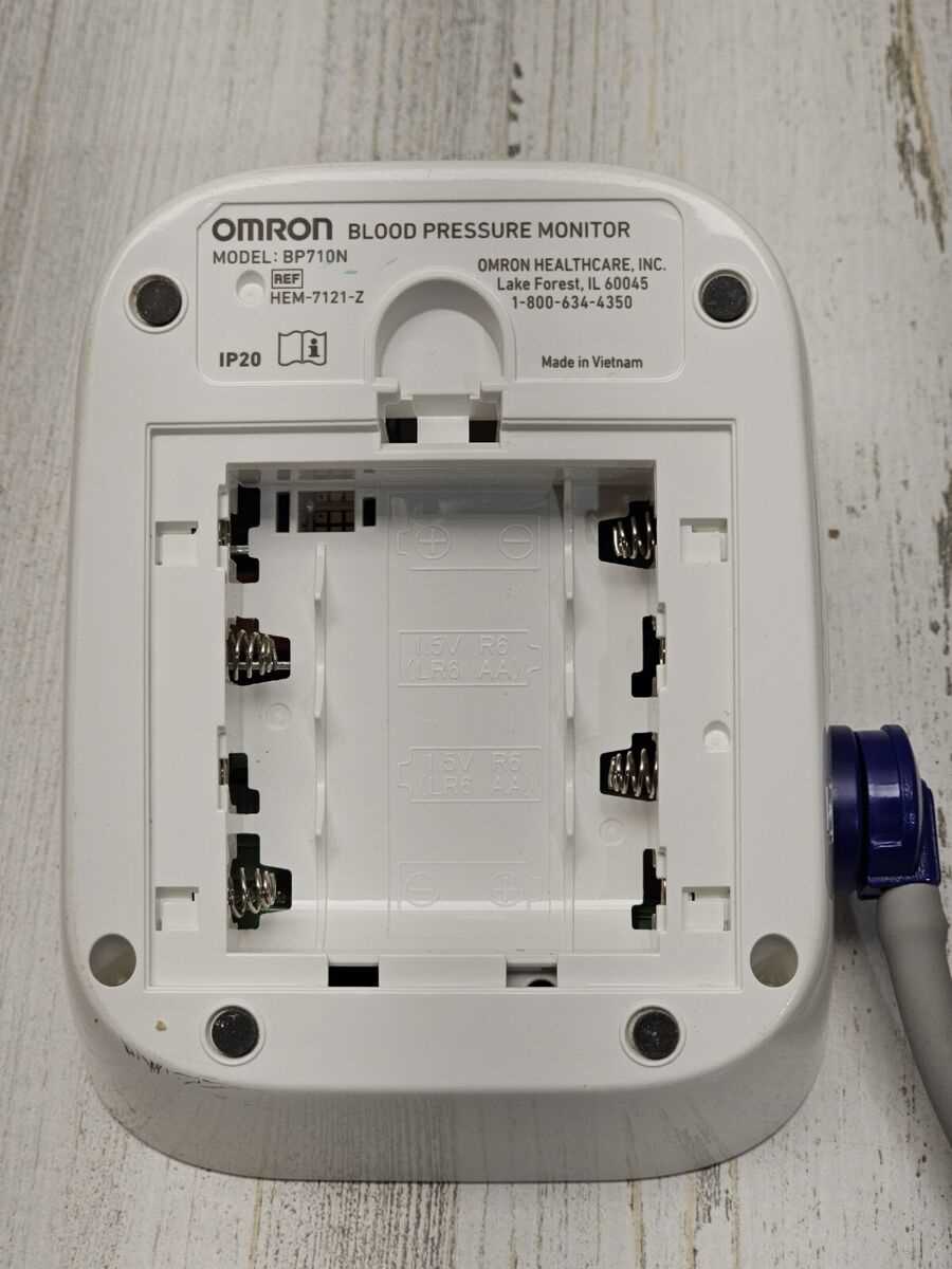 omron model bp710n instruction manual