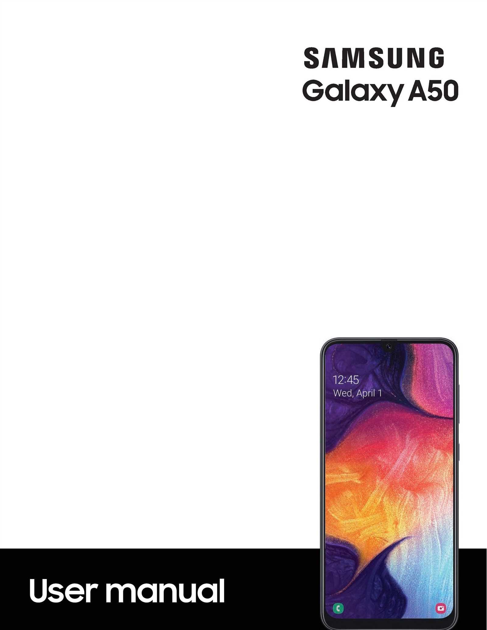 samsung a50 instruction manual