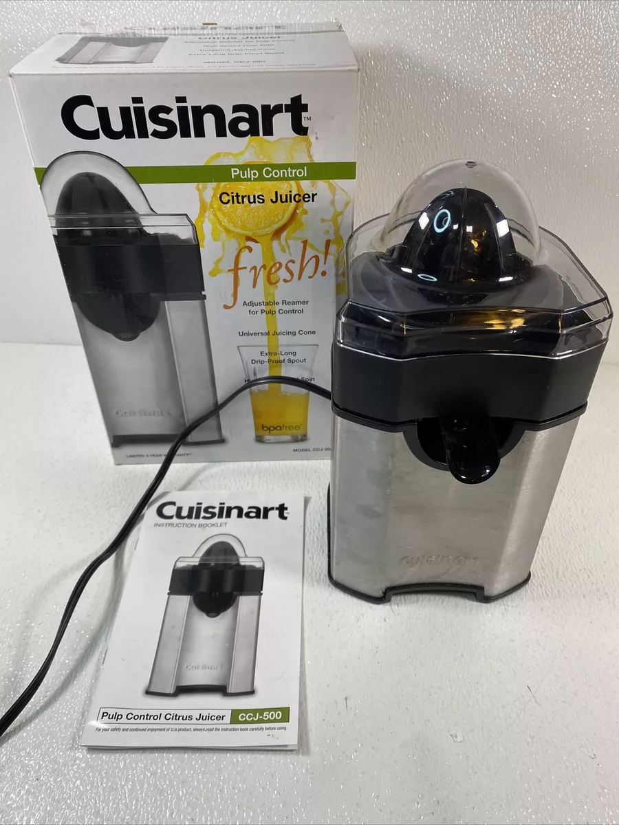 cuisinart juicer instruction manual