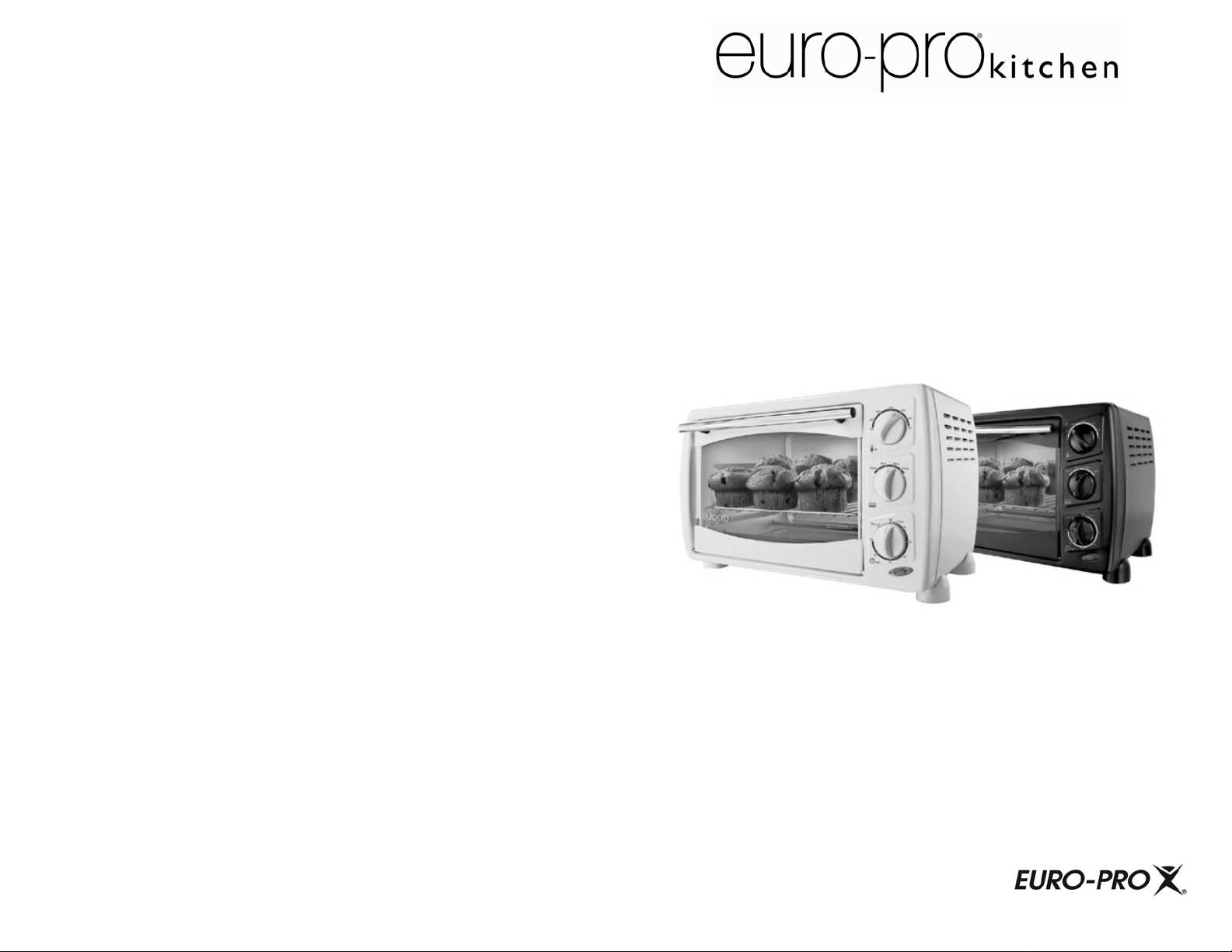 euro pro x toaster oven instruction manual