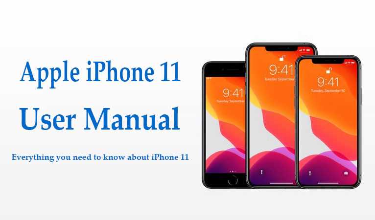 iphone 11 instruction manual