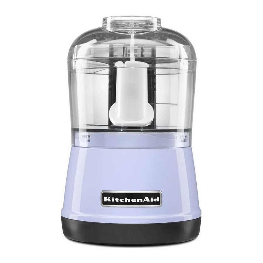 kitchenaid manual food chopper cleaning instructions