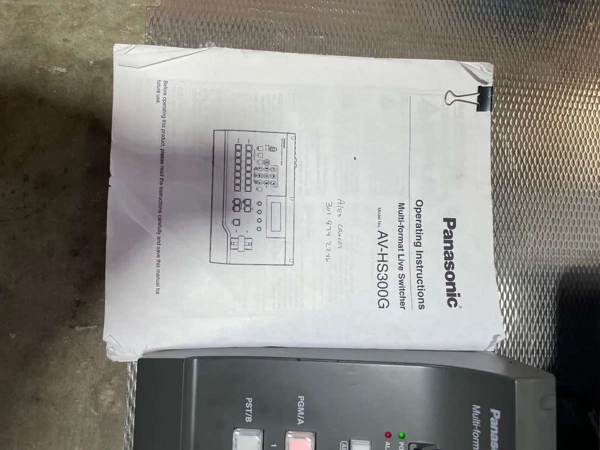 panasonic dh 6gm3 instruction manual