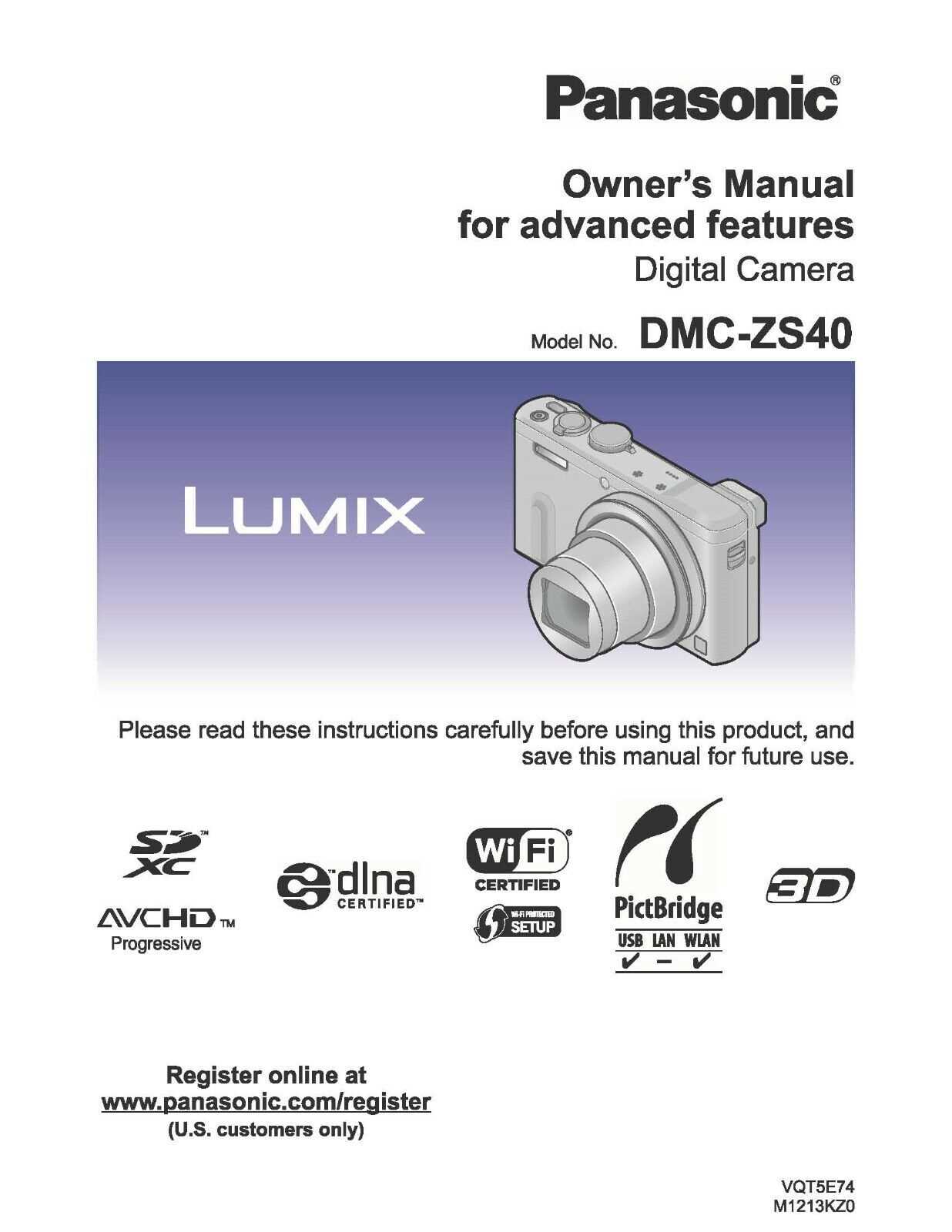 panasonic lumix fz70 instruction manual