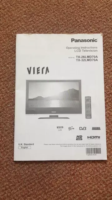 panasonic viera tv instruction manual