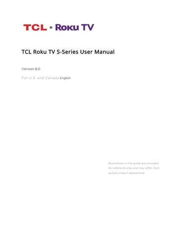 instruction manual for tcl roku tv