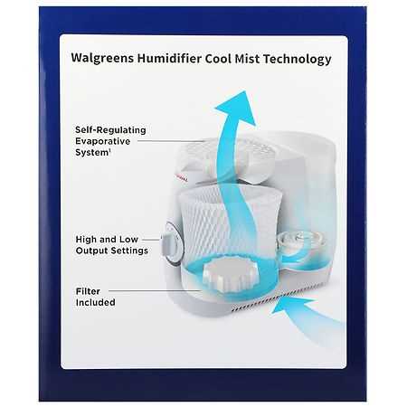 walgreens cool mist humidifier instructions manual