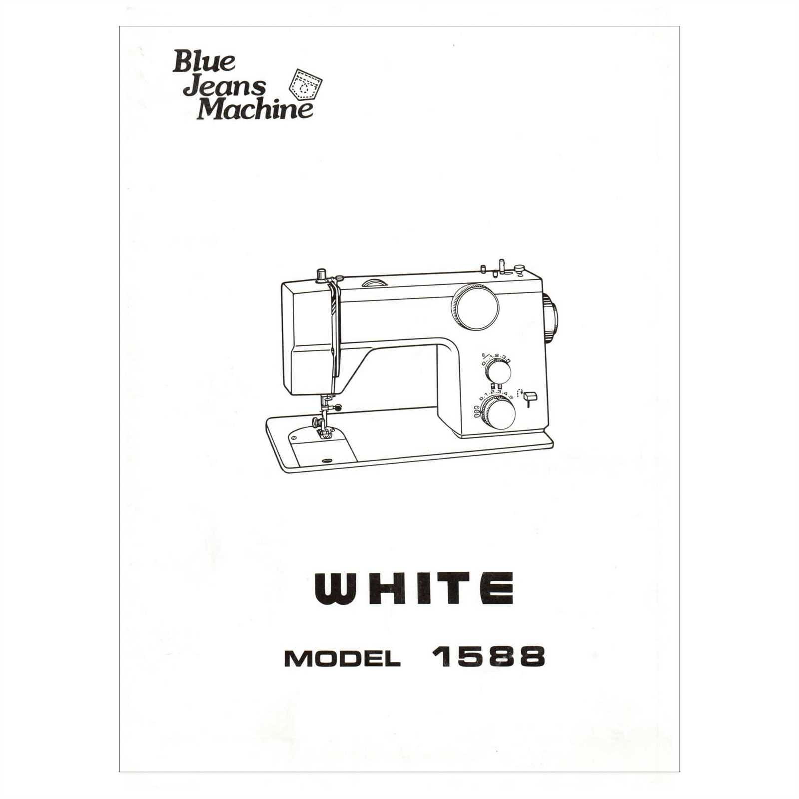 white jean machine instruction manual