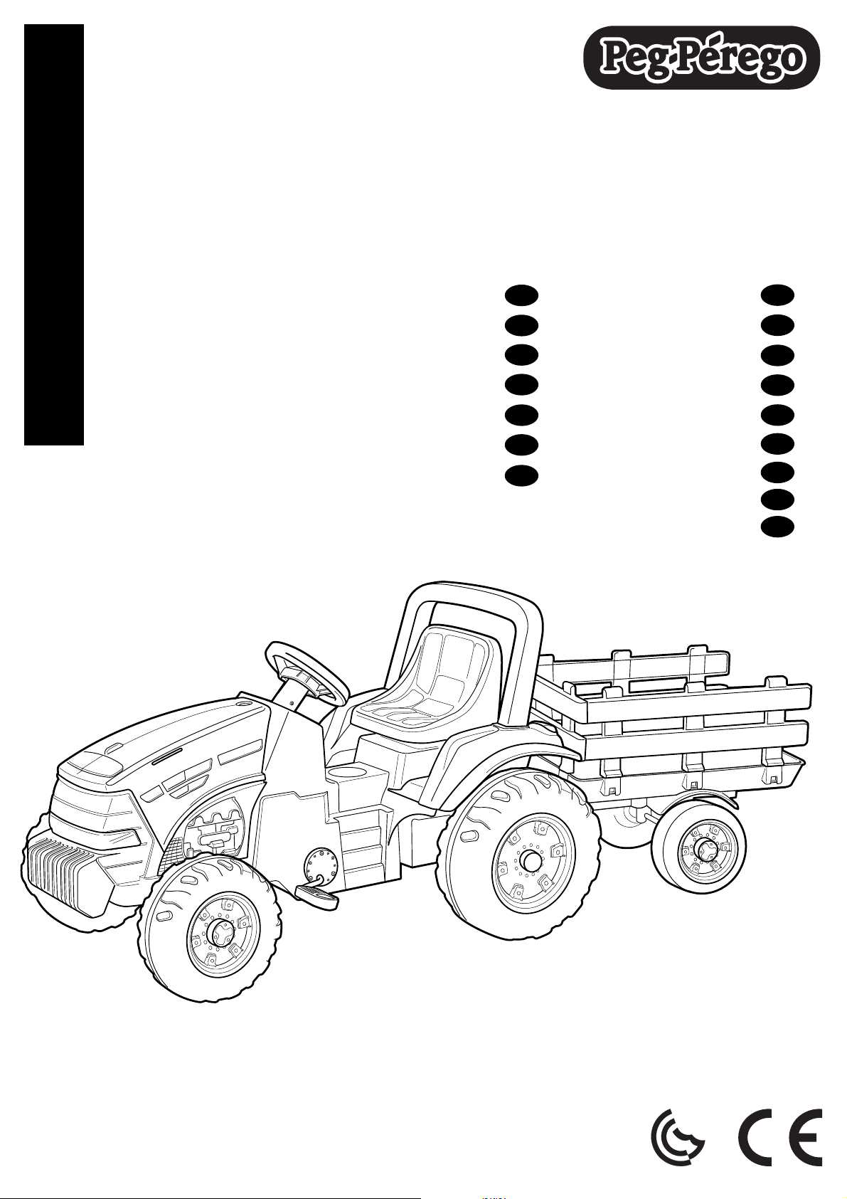 peg perego john deere tractor instruction manual