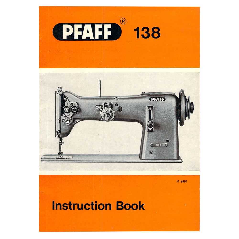 pfaff sewing machine instruction manual