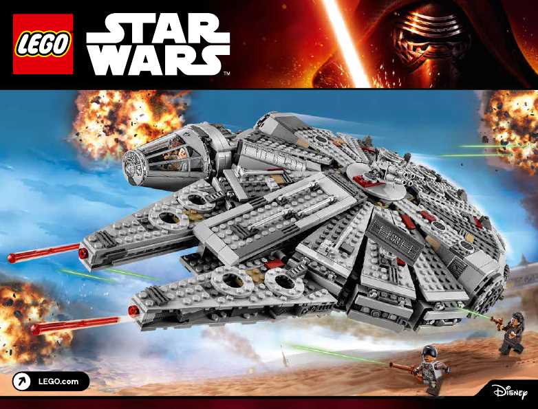 lego star wars millennium falcon instruction manual