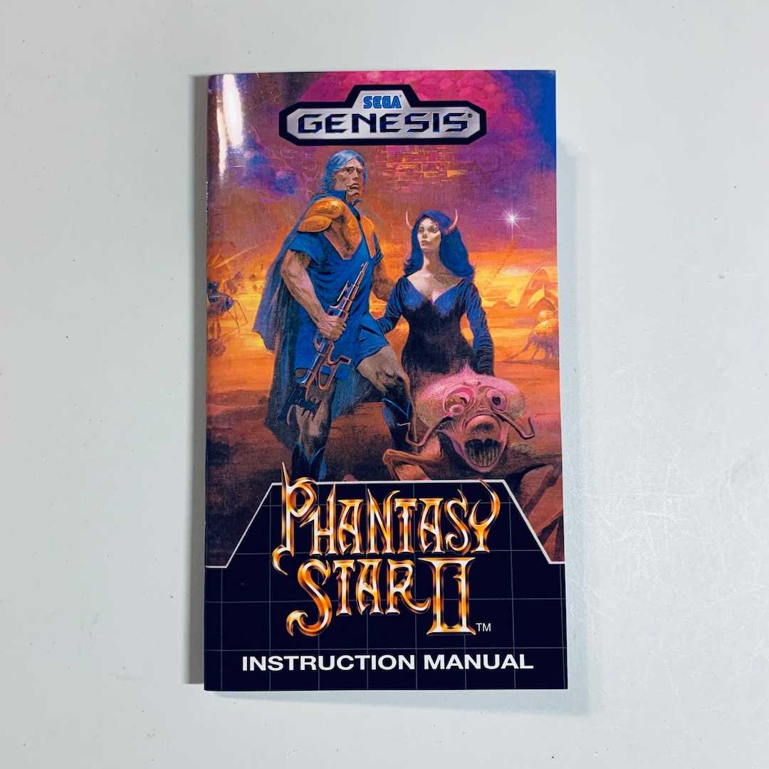 phantasy star 2 instruction manual
