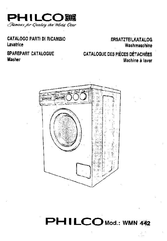 philco washing machine instruction manual