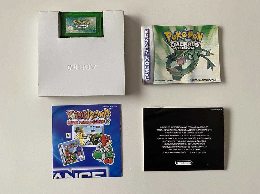 pokemon emerald instruction manual