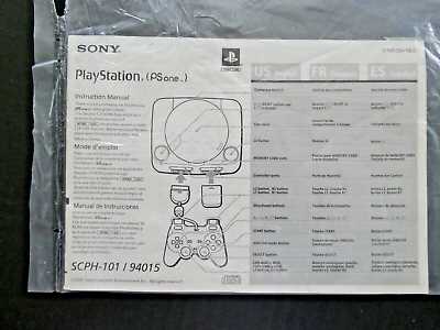 playstation 1 instruction manual