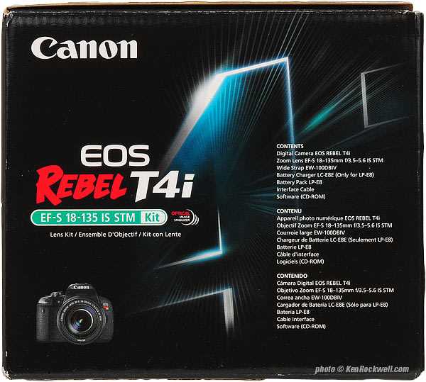 canon rebel t4i instruction manual