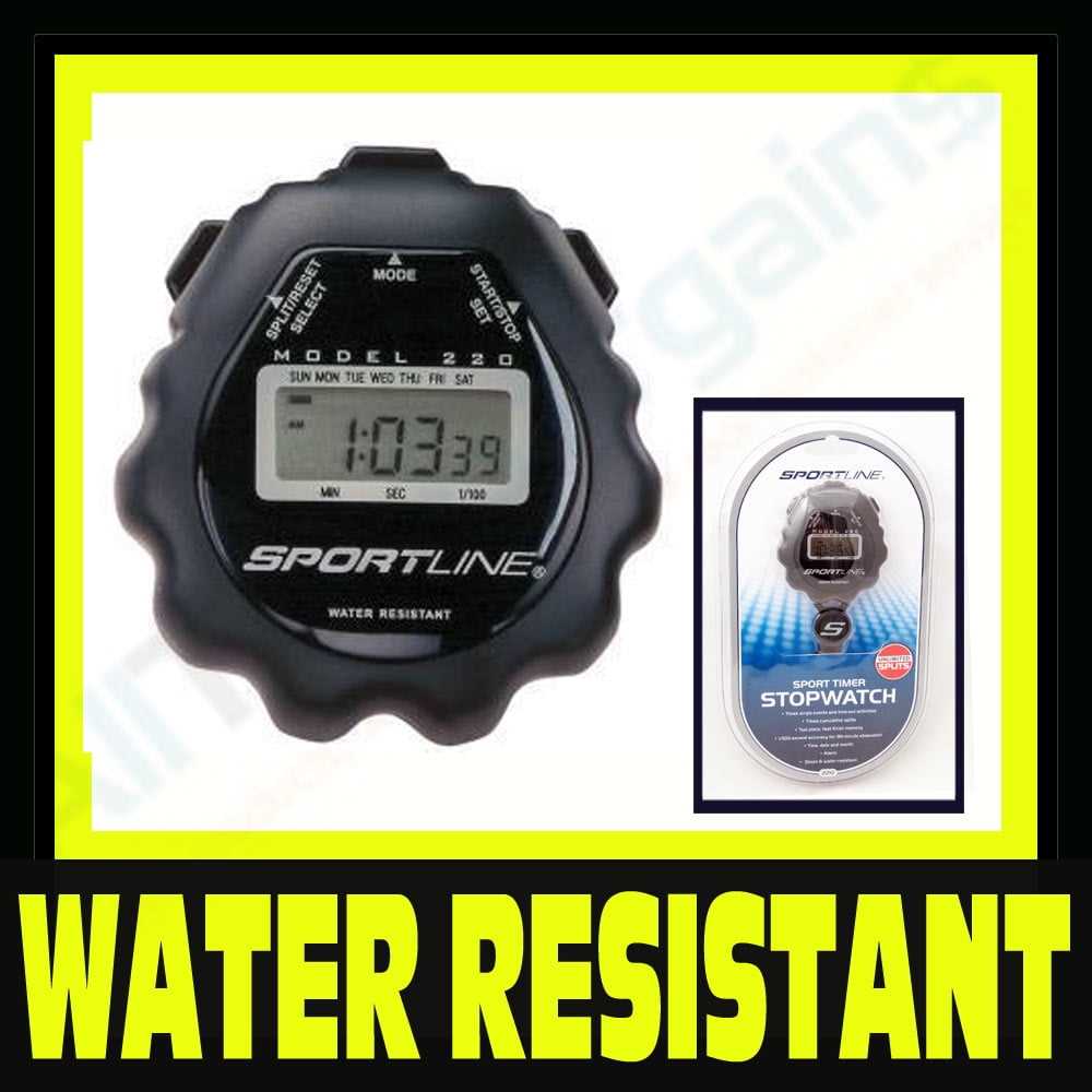 sportline stopwatch instructions manual