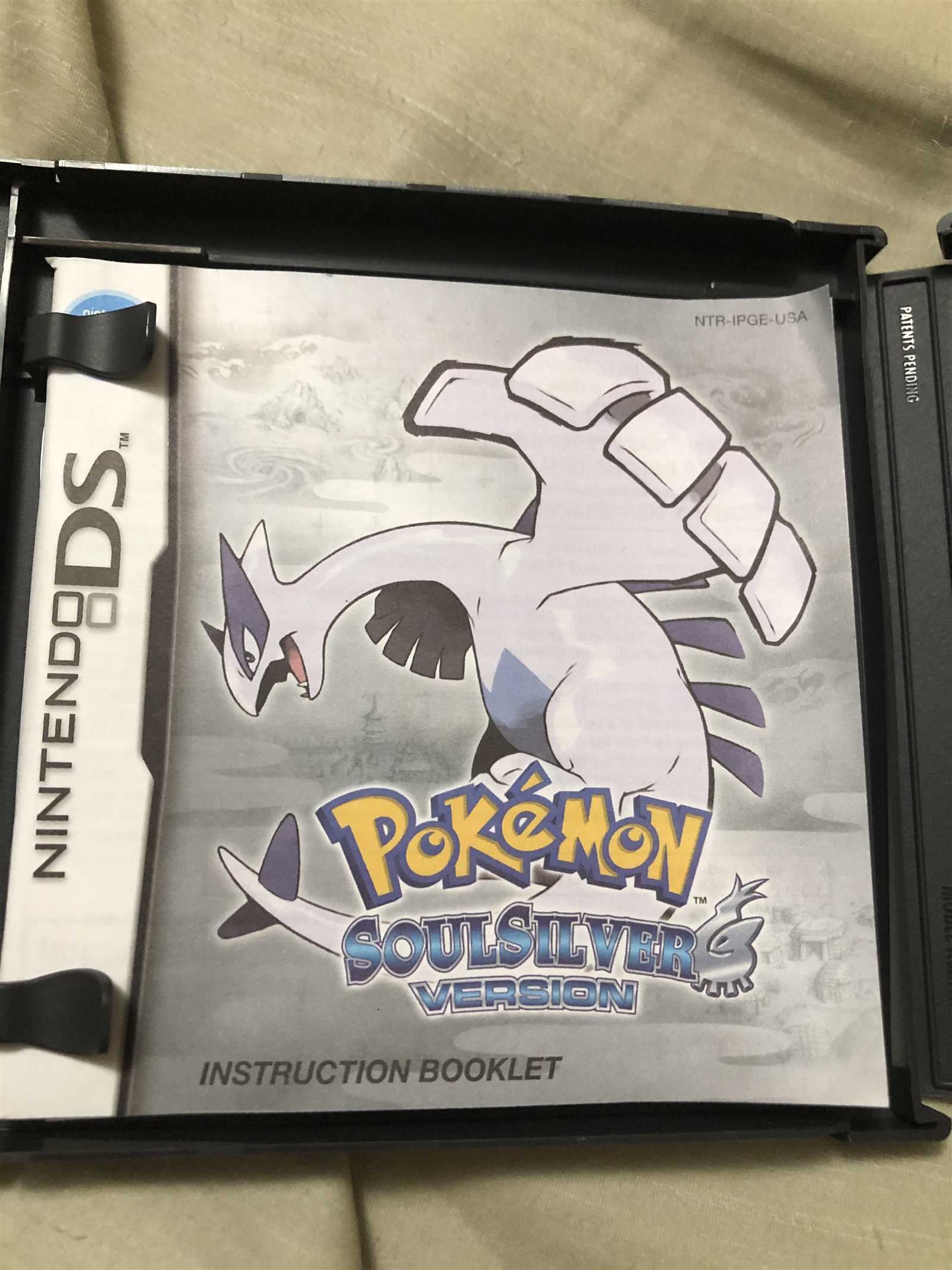 pokemon soul silver instruction manual