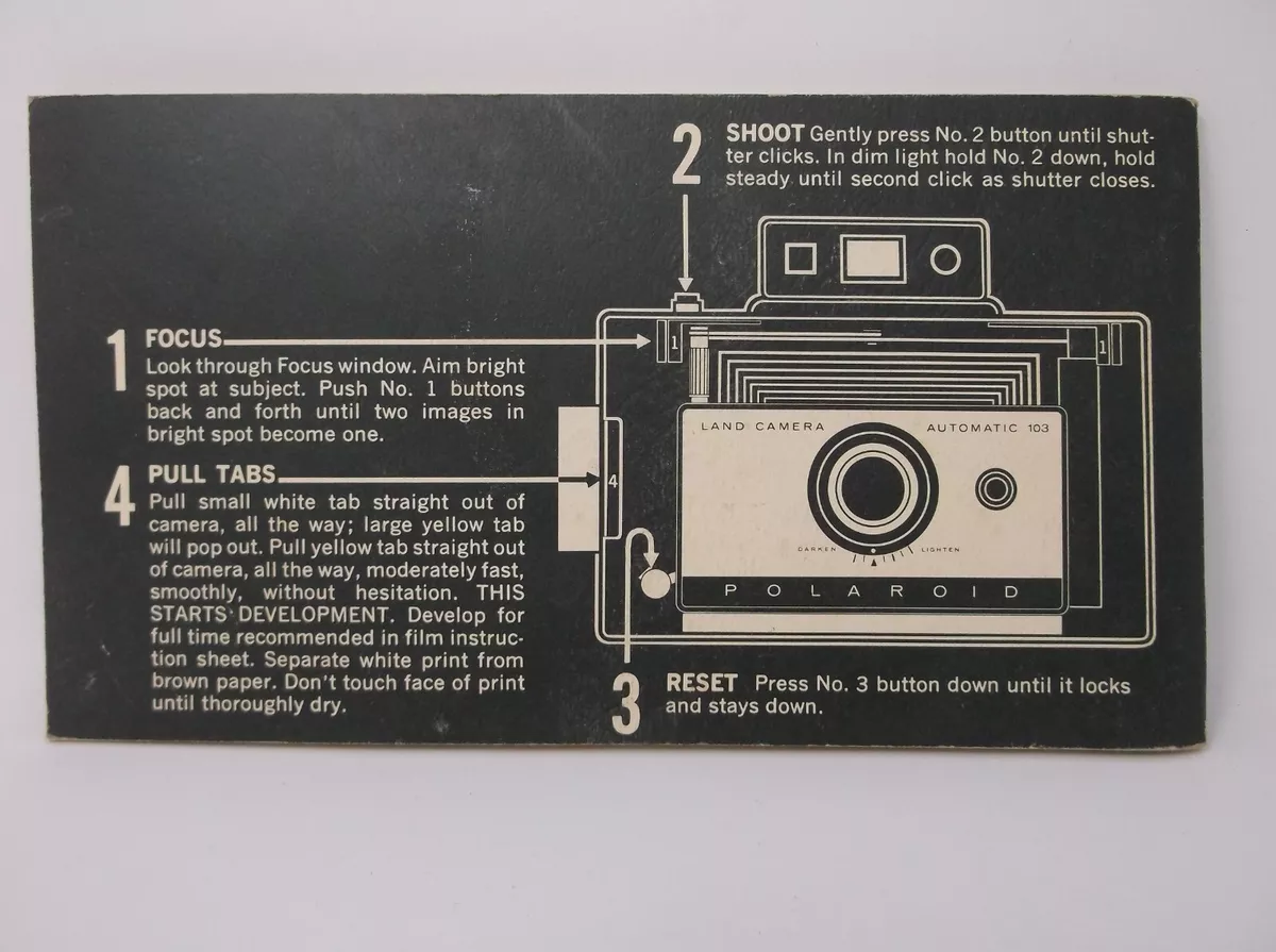 polaroid 600 instruction manual