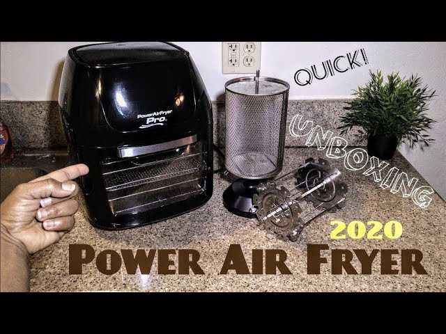 power air fryer pro instruction manual