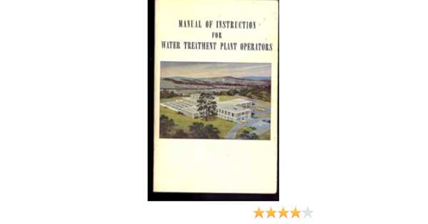 manual of instruction for water treatment plant operators