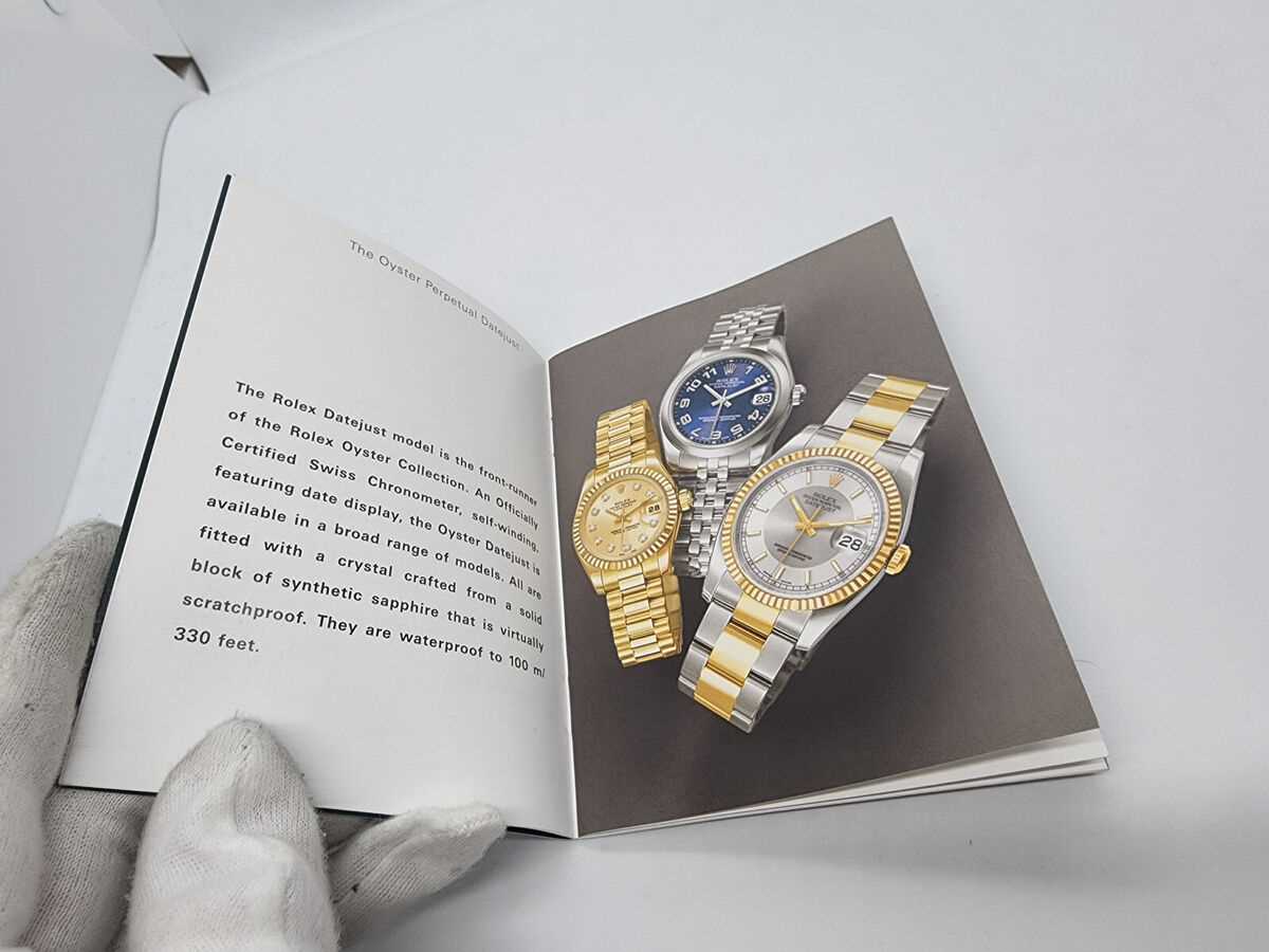 rolex oyster perpetual datejust instruction manual