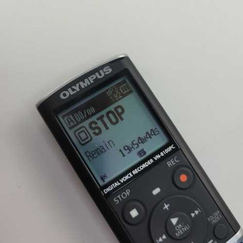 olympus digital voice recorder vn 8100pc instruction manual