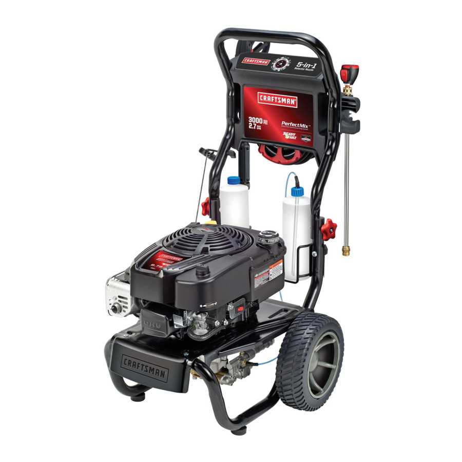 craftsman pressure washer instruction manual