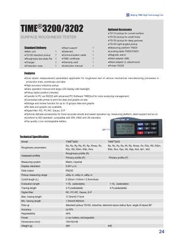 tr100 surface roughness tester instruction manual