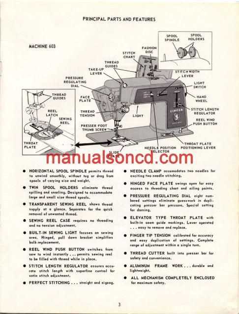 singer 367 sewing machine instruction manual