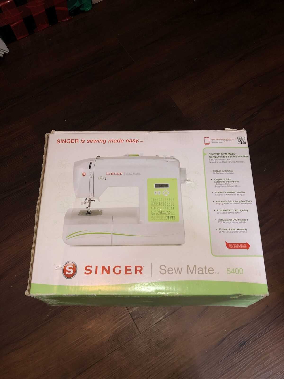 singer sew mate 5400 instruction manual