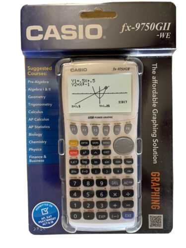 casio fx 9750gii instruction manual