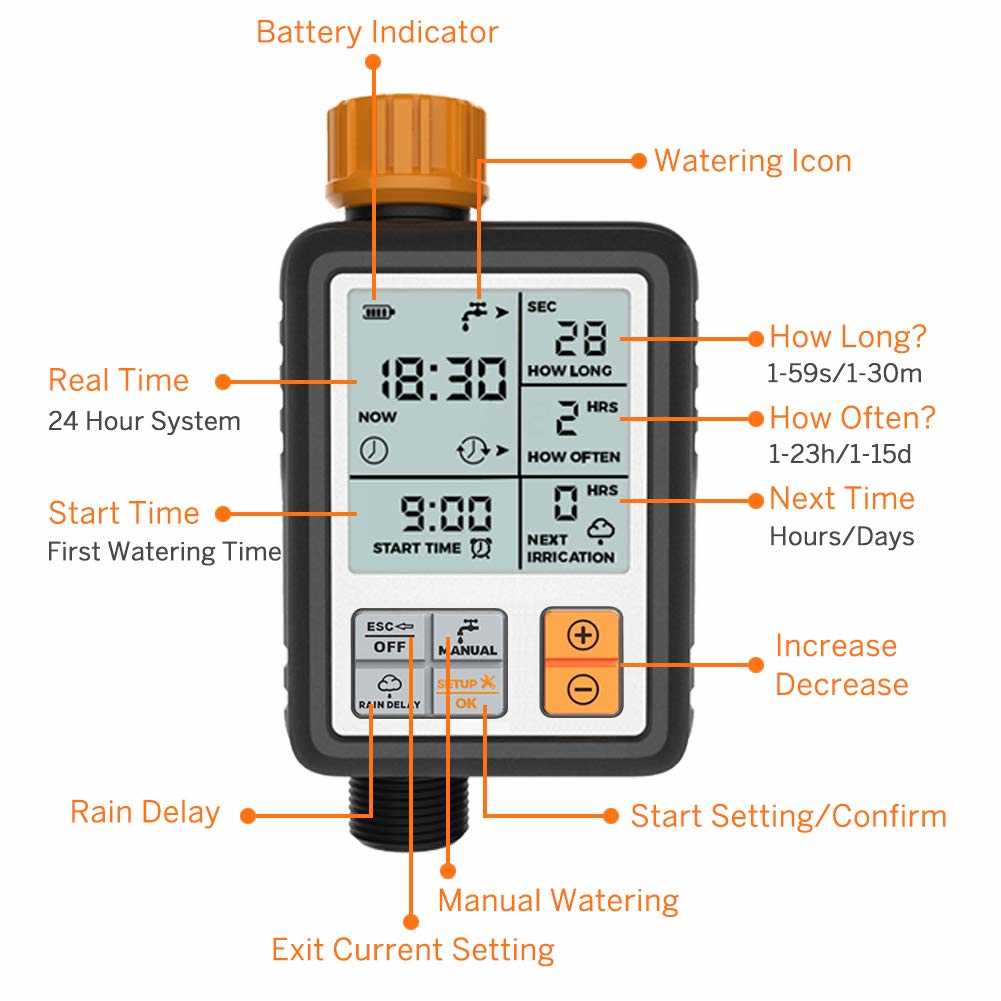 kazeila water timer instruction manual