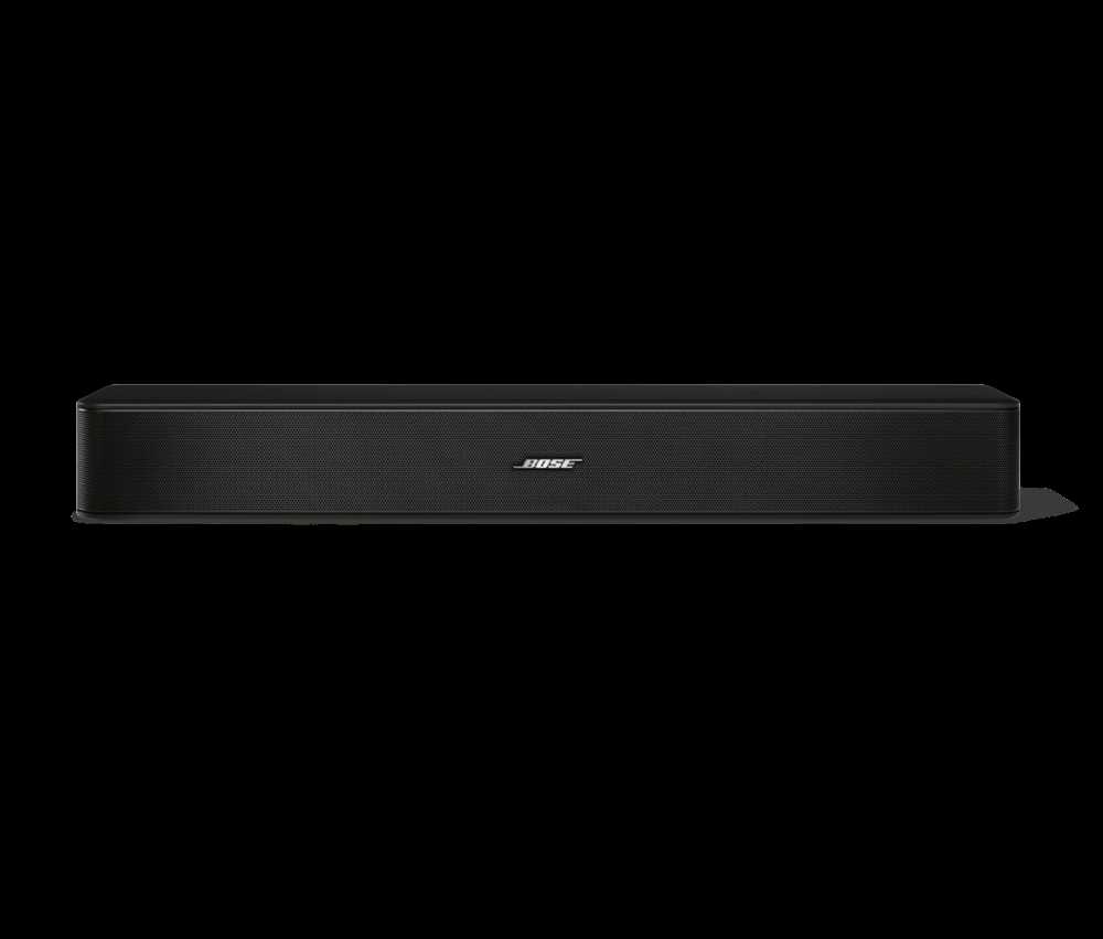 bose solo 5 soundbar instruction manual