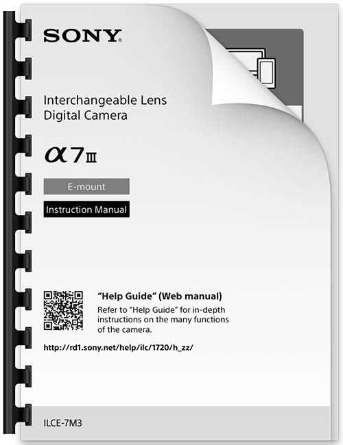 sony a7ii instruction manual