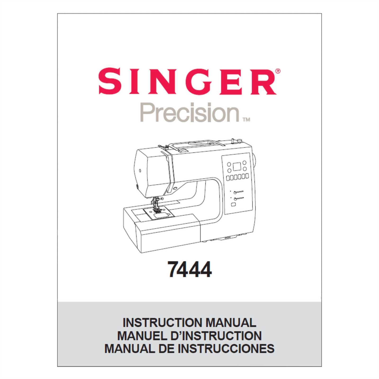 singer brilliance instruction manual